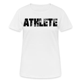 Fitness athlete - Women's Breathable T-Shirt - white - Front - AI Model Female 172 dark (172cm)