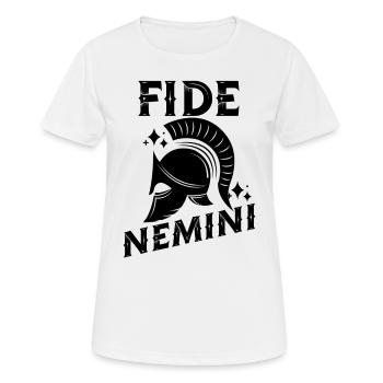 Fide Nemini Latin Language Latin - Women's Breathable T-Shirt - white - Front - AI Model Female 172 dark (172cm)