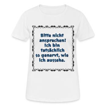 Annoyed No. 3 - Women's Breathable T-Shirt - white - Front - AI Model Female 172 dark (172cm)