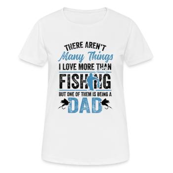 Angelrute Fisher Fish Fisherman Fishing Dad - Frauen T-Shirt atmungsaktiv - Weiß - Vorne - AI Model Female 172 dark (172cm)