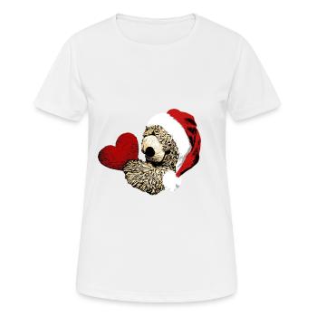 Teddy Bear Teddy Bear Cartoon Teddy bear Christmas - Women's Breathable T-Shirt - white - Front - AI Model Female 172 dark (172cm)