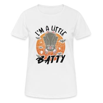 Creepy Creepy Witch Bat Halloween - Women's Breathable T-Shirt - white - Front - AI Model Female 172 dark (172cm)