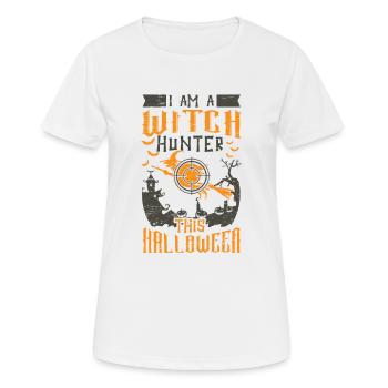 Hexenjäger Gruselige Hexen Gruselige Hexe - Frauen T-Shirt atmungsaktiv - Weiß - Vorne - AI Model Female 172 dark (172cm)