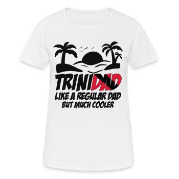 Trinité-et-Tobago Trinité-et-Tobago Trinité-drapeau Trinité - T-shirt respirant Femme - blanc - Devant - AI Model Female 172 dark (172cm)