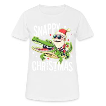 Noël vif - T-shirt respirant Femme - blanc - Devant - AI Model Female 172 dark (172cm)