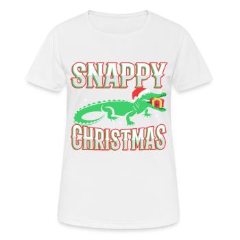 Noël vif - T-shirt respirant Femme - blanc - Devant - AI Model Female 172 dark (172cm)