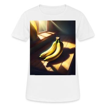 Leckere Bananenfrüchte - Frauen T-Shirt atmungsaktiv - Weiß - Vorne - AI Model Female 172 dark (172cm)