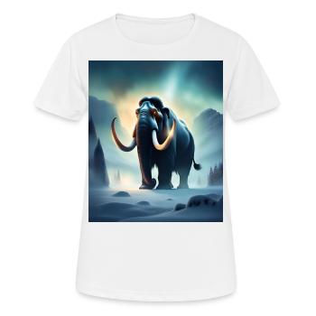 mammouth maléfique effrayant - T-shirt respirant Femme - blanc - Devant - AI Model Female 172 dark (172cm)