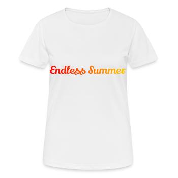 Endless Summer - Women's Breathable T-Shirt - white - Front - AI Model Female 172 dark (172cm)
