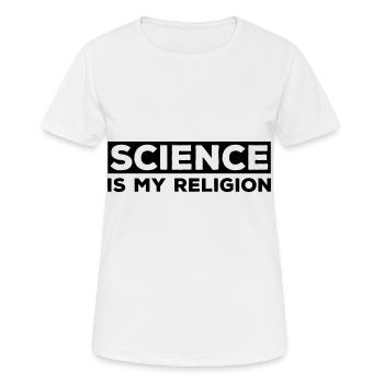 Atheismus - Frauen T-Shirt atmungsaktiv - Weiß - Vorne - AI Model Female 172 dark (172cm)