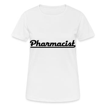 pharmacist - Women's Breathable T-Shirt - white - Front - AI Model Female 172 dark (172cm)
