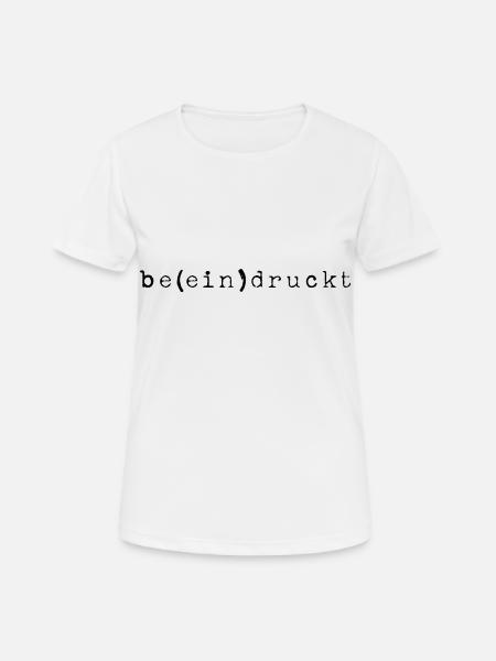 IMPRESSES PUN BLACK - Women's Breathable T-Shirt - white