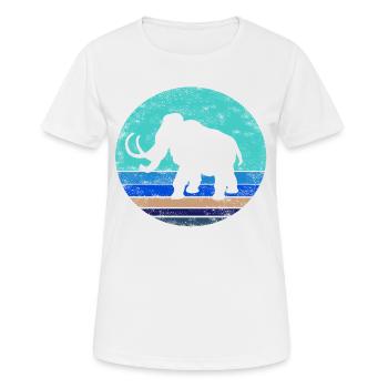 Mammouth - T-shirt respirant Femme - blanc - Devant - AI Model Female 172 dark (172cm)