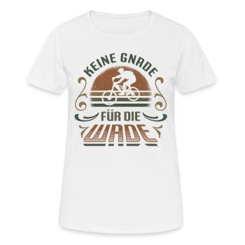 No mercy for the calf MTB - Women's Breathable T-Shirt - white - Front - AI Model Female 172 dark (172cm)