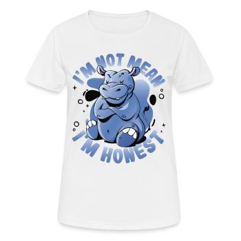 Je ne suis pas méchant que je suis honnête et franc parleur - T-shirt respirant Femme - blanc - Devant - AI Model Female 172 dark (172cm)