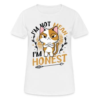 Je ne suis pas méchant que je suis honnête et franc parleur - T-shirt respirant Femme - blanc - Devant - AI Model Female 172 dark (172cm)