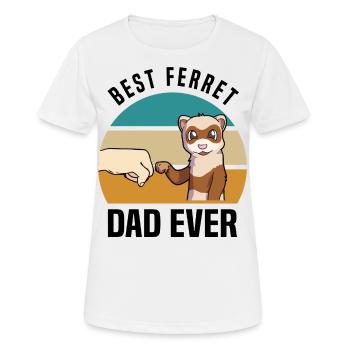 Frettchen - Frauen T-Shirt atmungsaktiv - Weiß - Vorne - AI Model Female 172 dark (172cm)