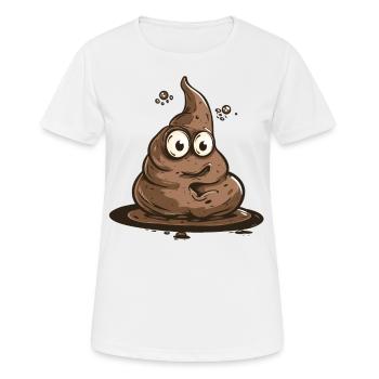 L’humour des dinosaures de la paléontologie - T-shirt respirant Femme - blanc - Devant - AI Model Female 172 dark (172cm)