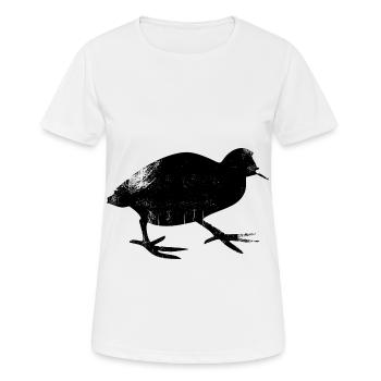 Wachtel Teich - Frauen T-Shirt atmungsaktiv - Weiß - Vorne - AI Model Female 172 dark (172cm)