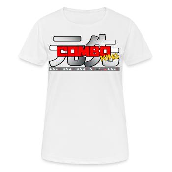 Combo King - T-shirt respirant Femme - blanc - Devant - AI Model Female 172 dark (172cm)