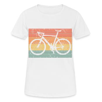 Vélo de course - T-shirt respirant Femme - blanc - Devant - AI Model Female 172 dark (172cm)
