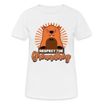 Groundhog Day - Women's Breathable T-Shirt - white - Front - AI Model Female 172 dark (172cm)
