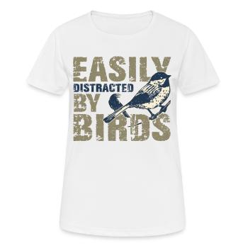 Bird Watching, Bird Watching Gift - Women's Breathable T-Shirt - white - Front - AI Model Female 172 dark (172cm)