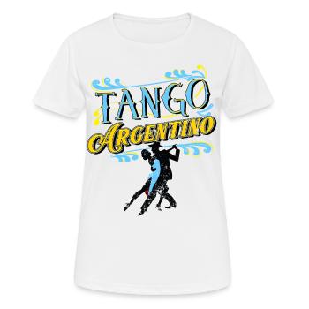 Tango, Tango Tänzer - Frauen T-Shirt atmungsaktiv - Weiß - Vorne - AI Model Female 172 dark (172cm)