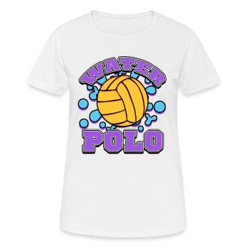 Water polo - T-shirt respirant Femme - blanc - Devant - AI Model Female 172 dark (172cm)