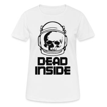 Dead inside - Frauen T-Shirt atmungsaktiv - Weiß - Vorne - AI Model Female 172 dark (172cm)