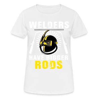 Welding - Women's Breathable T-Shirt - white - Front - AI Model Female 172 dark (172cm)