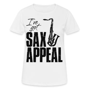 I've got Sax Appeal - Women's Breathable T-Shirt - white - Front - AI Model Female 172 dark (172cm)