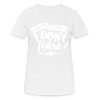 asozial, antisozial, unsozial - Frauen T-Shirt atmungsaktiv - Weiß - Vorne - AI Model Female 172 dark (172cm)