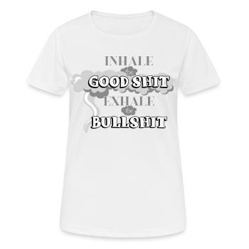 Vape, vaper, vaping - Women's Breathable T-Shirt - white - Front - AI Model Female 172 dark (172cm)