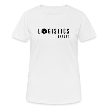 Logistik Beruf Spedition Logistiker Geschenk - Frauen T-Shirt atmungsaktiv - Weiß - Vorne - AI Model Female 172 dark (172cm)