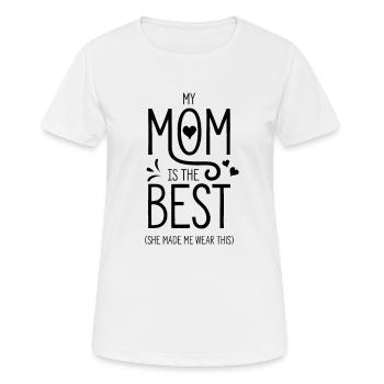My mother is the best mommy mommy mommy - Women's Breathable T-Shirt - white - Front - AI Model Female 172 dark (172cm)