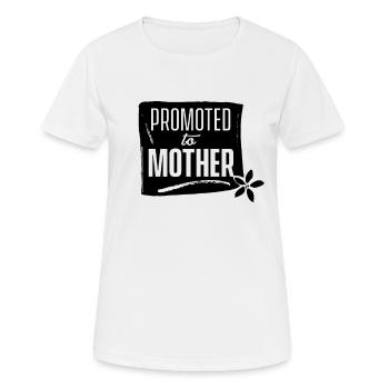 Promoted to mother future mom - Women's Breathable T-Shirt - white - Front - AI Model Female 172 dark (172cm)