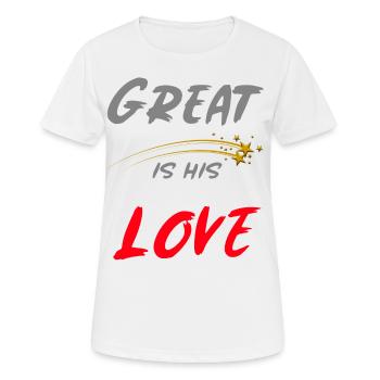 Jésus Jésus Jésus chrétien chrétien chrétien chrétien - T-shirt respirant Femme - blanc - Devant - AI Model Female 172 dark (172cm)