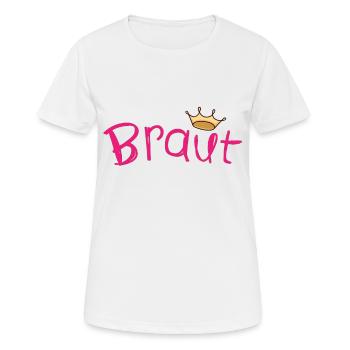 Junggesellinnenabschied - Frauen T-Shirt atmungsaktiv - Weiß - Vorne - AI Model Female 172 dark (172cm)