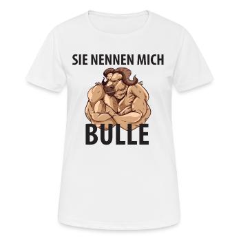 Lustiges Pumper, Fitness Geschenk - Frauen T-Shirt atmungsaktiv - Weiß - Vorne - AI Model Female 172 dark (172cm)