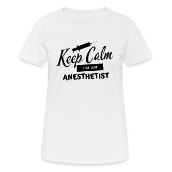 Anesthesiologist Profession Anaesthetist Anesthesia Anesthesia - Women's Breathable T-Shirt - white - Front - AI Model Female 172 dark (172cm)