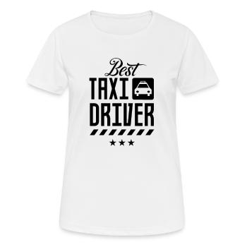 Best Taxi Driver Taxis Taxi Company Taxi - Women's Breathable T-Shirt - white - Front - AI Model Female 172 dark (172cm)
