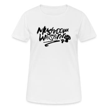 Mushroom Whisperer ramasser des champignons ramasseurs de champignons - T-shirt respirant Femme - blanc - Devant - AI Model Female 172 dark (172cm)