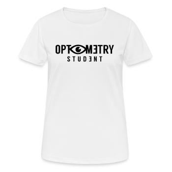 Optiker Optik Optometrist Augenoptiker Optometrie - Frauen T-Shirt atmungsaktiv - Weiß - Vorne - AI Model Female 172 dark (172cm)