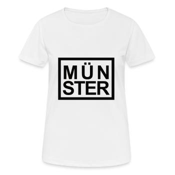 Münster - T-shirt respirant Femme - blanc - Devant - AI Model Female 172 dark (172cm)