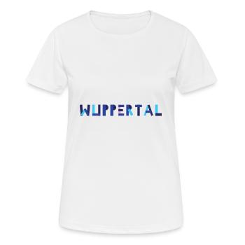 Wuppertal Geometrie - T-shirt respirant Femme - blanc - Devant - AI Model Female 172 dark (172cm)