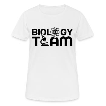 Biologistes Biologistes Bio - T-shirt respirant Femme - blanc - Devant - AI Model Female 172 dark (172cm)