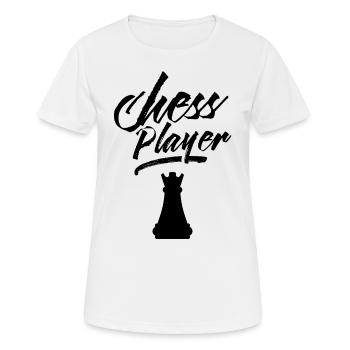 Chess Player Chess Game Chess Chess Teacher - Women's Breathable T-Shirt - white - Front - AI Model Female 172 dark (172cm)