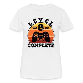8e anniversaire de mariage 8 ans mariés Mariage de tôle - T-shirt respirant Femme - blanc - Devant - AI Model Female 172 dark (172cm)