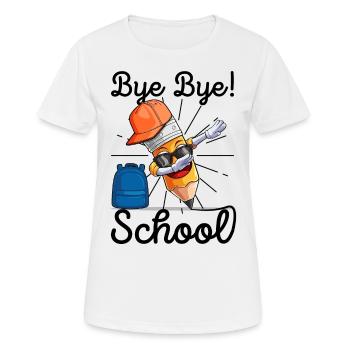 Diplôme d’études primaires Certificat de fin d’études - T-shirt respirant Femme - blanc - Devant - AI Model Female 172 dark (172cm)